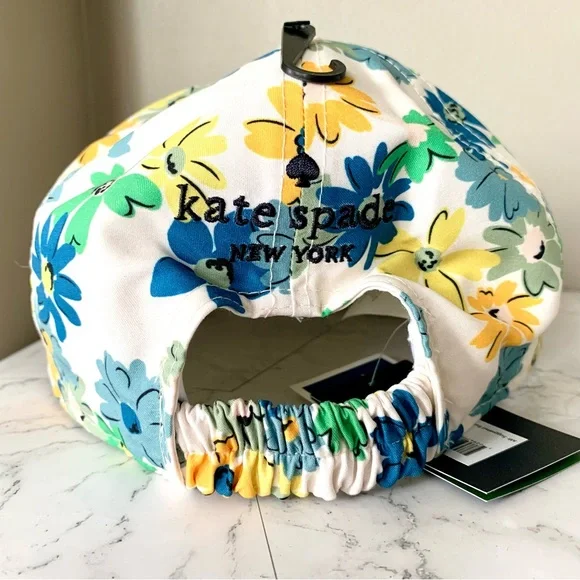 Kate Spade New York French Cream Floral cap retail $68+ - Picture 4 of 6